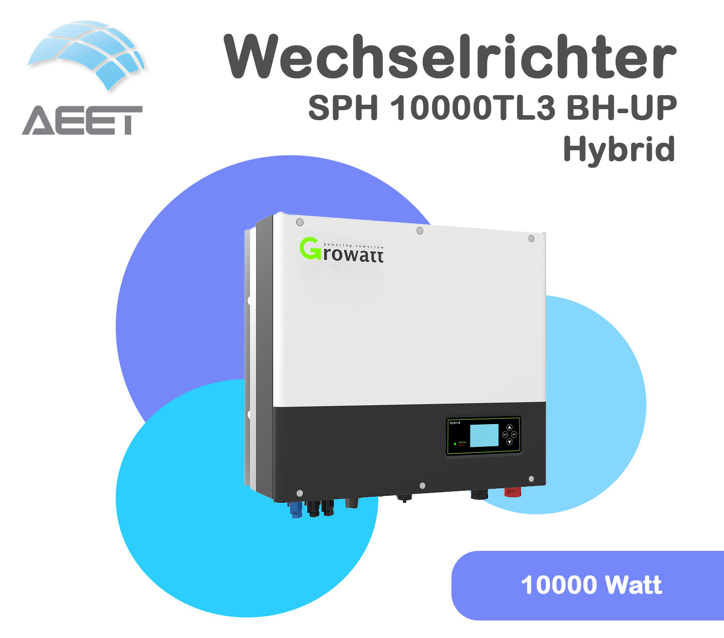 Growatt SPH 10000TL3 BH-UP inkl. TPM für - DC Growatt SPH 10000TL3 BH-UP inkl. TPM für - DC