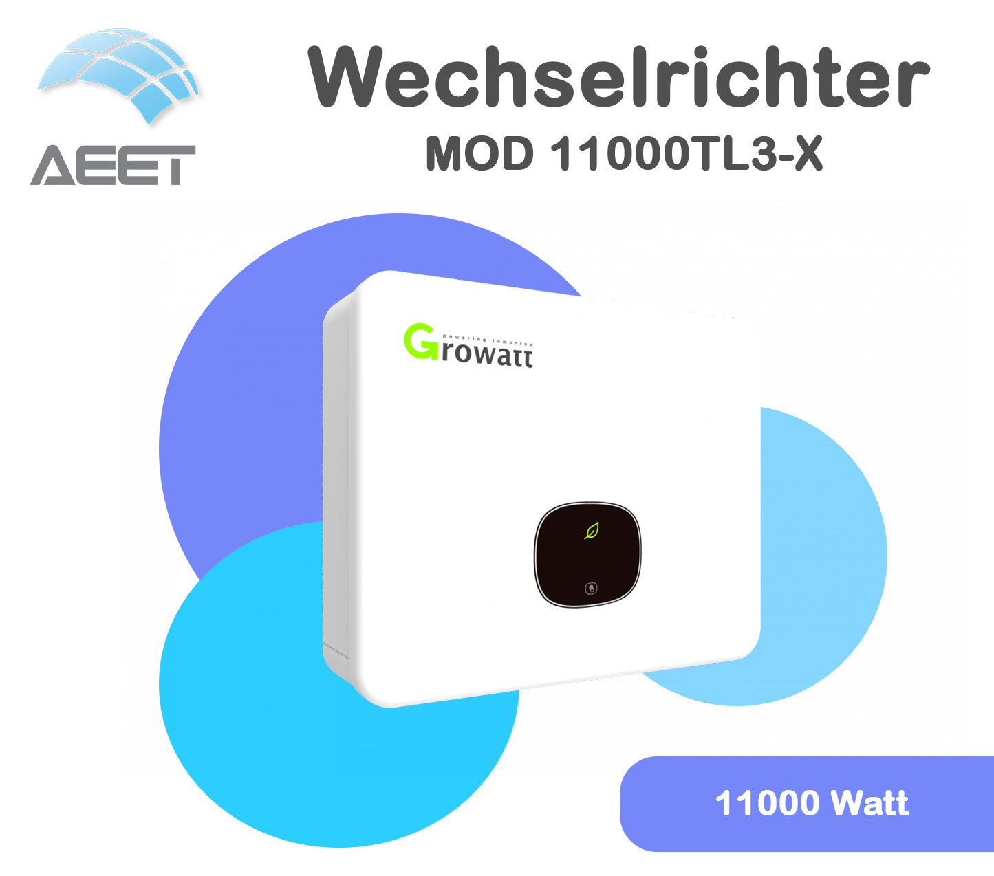 Wechselrichter Growatt MOD 11000TL3-X | 11KTL3-X mit AFCI