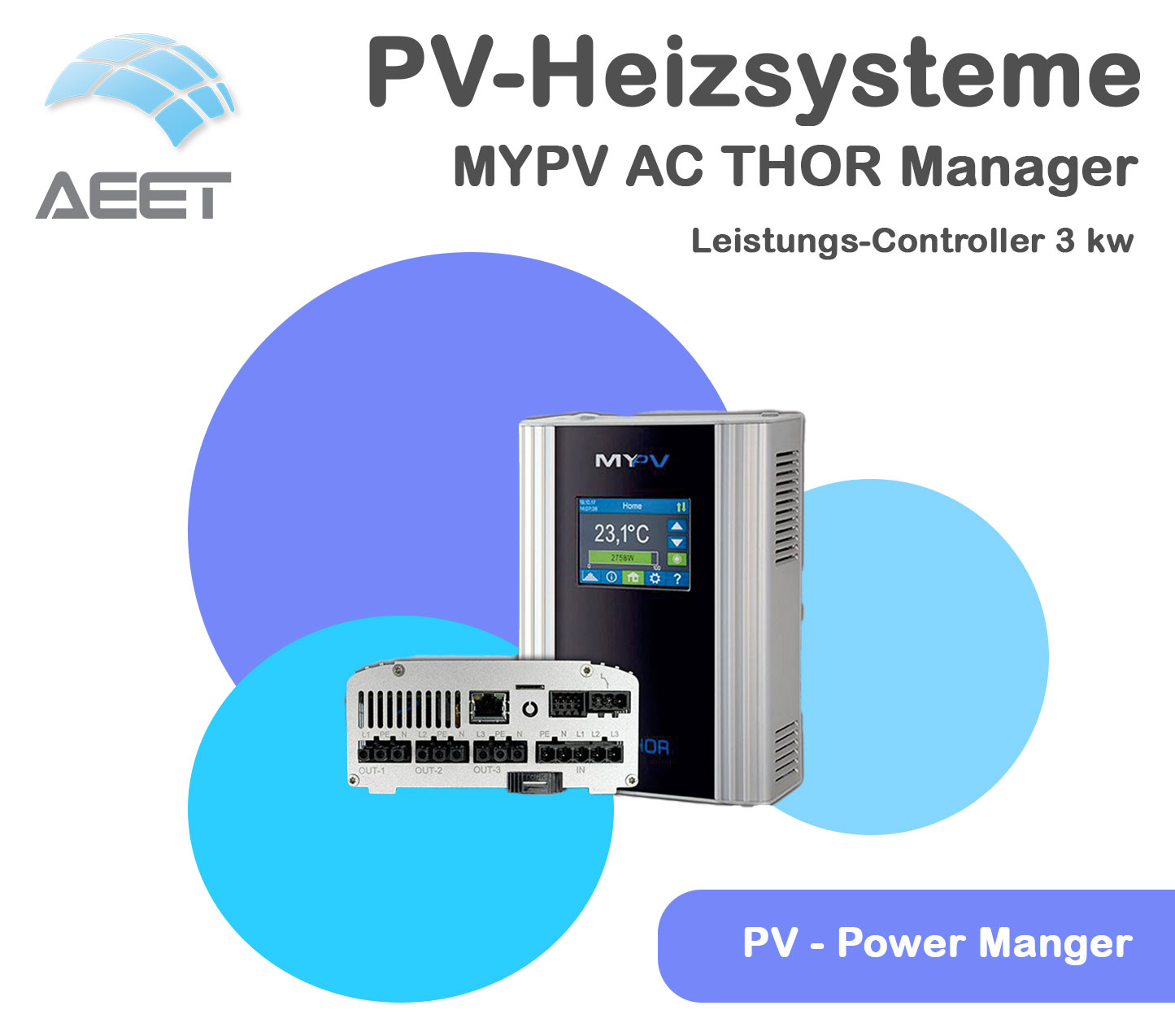 MYPV AC THOR Power Manager Leistungs-Controller 3 kw