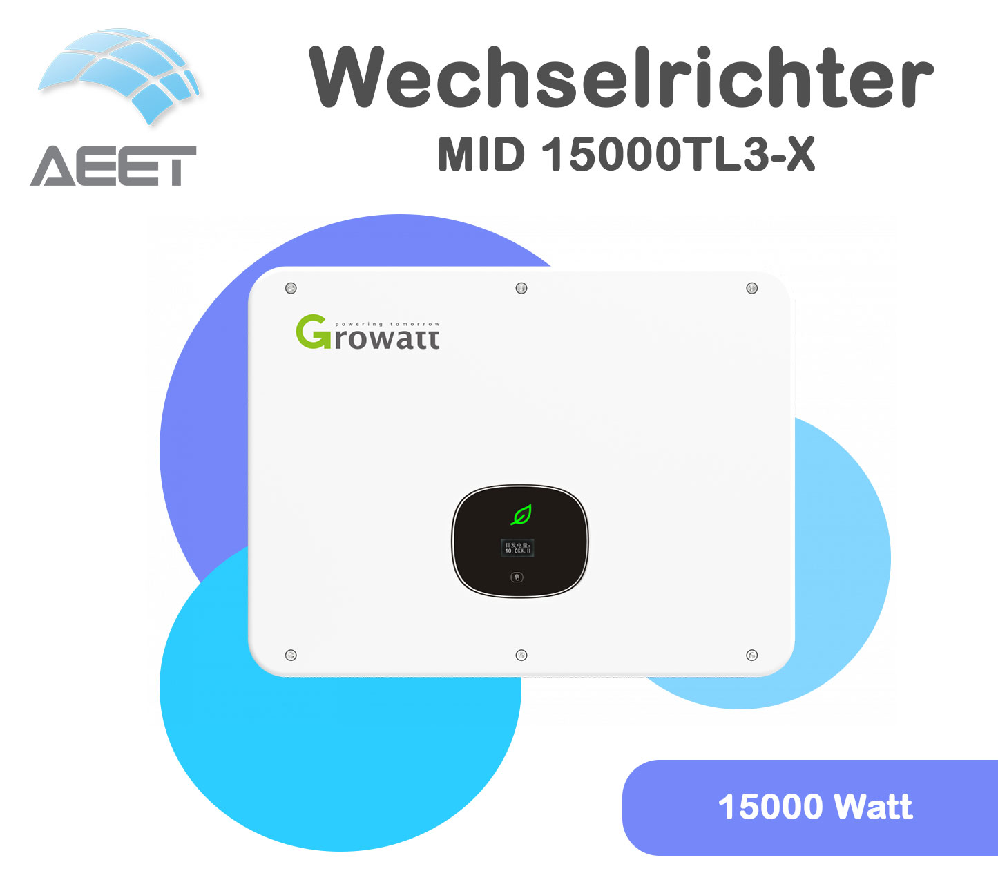 Wechselrichter Growatt MID 15000TL3-X | 15KTL3-X Wechselrichter Growatt MID 15000TL3-X | 15KTL3-X