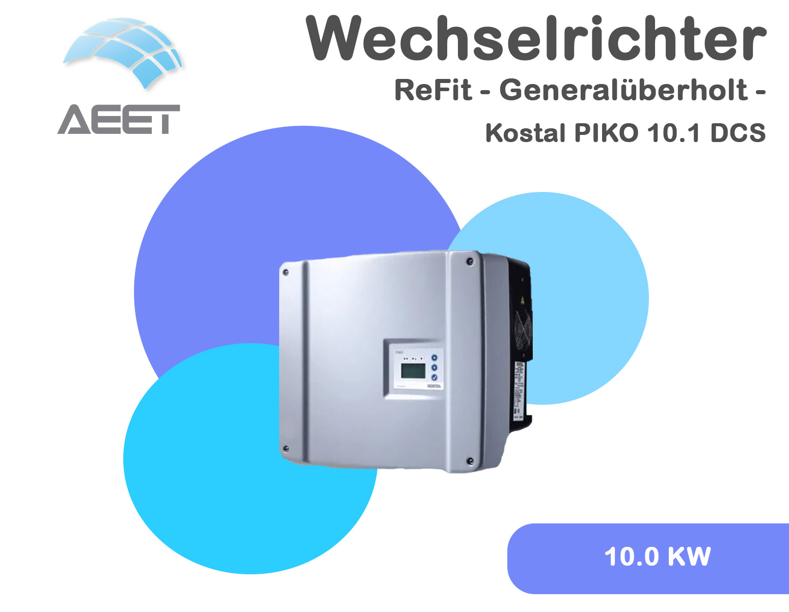 Wechselrichter ReFit Kostal Piko 10.1 DCS