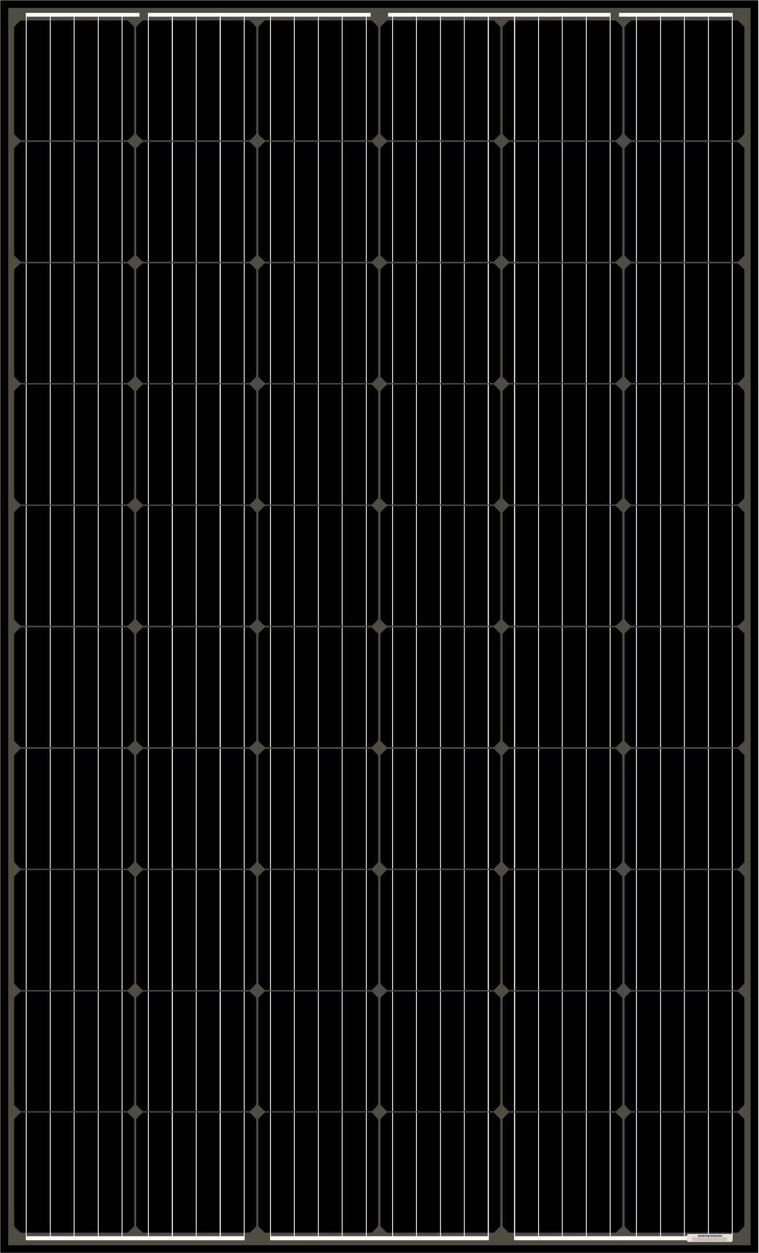 Solarmodule 1640x992x35mm Black 60 Zeller Mono Black