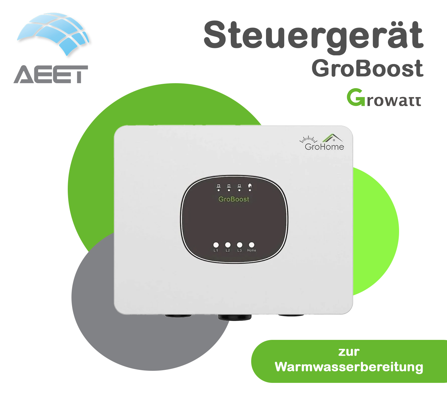 Growatt GroBoost Steuergerät zur Warmwasserbereitung