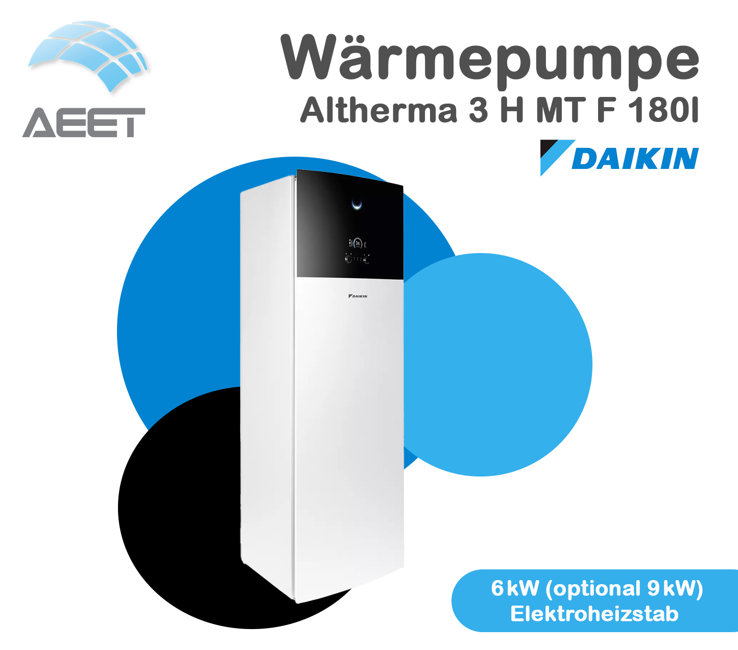 Wärmepumpe DAIKIN Altherma 3 H MT F 180l Innengerät